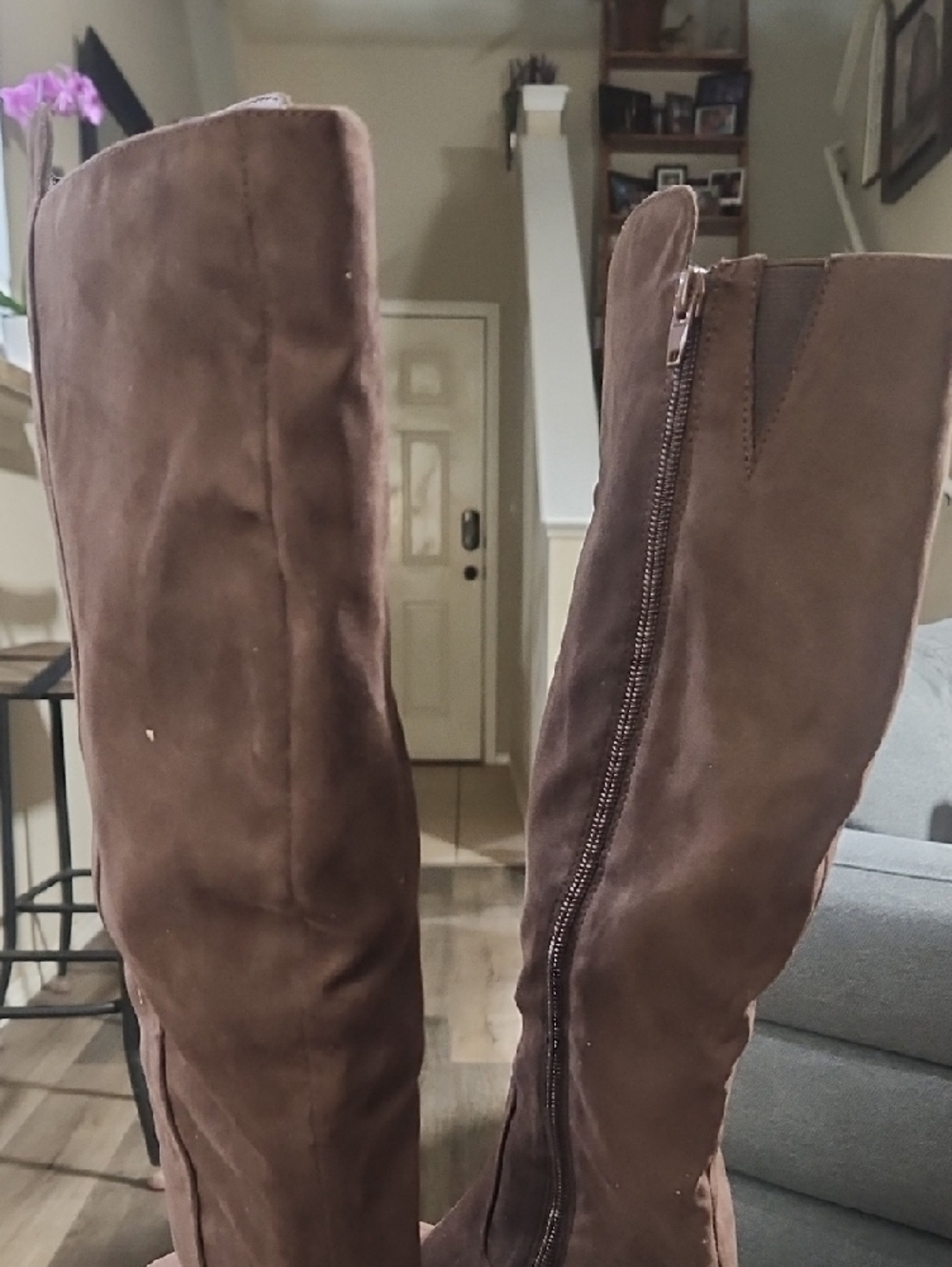 Style & Co. Dark Brown Tall Riding Boots - Picture 4 of 5